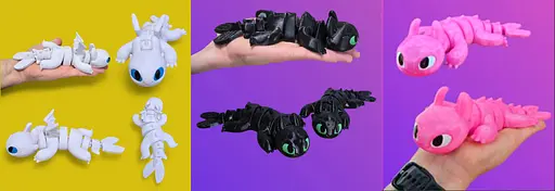 3D Іграшка Дракон Фурія, 22 см, рухлива - фото 2