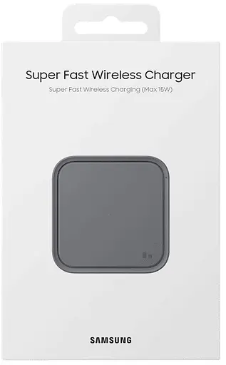 Samsung Зарядний пристрій бездротовий 15Вт сірий темний - фото 7