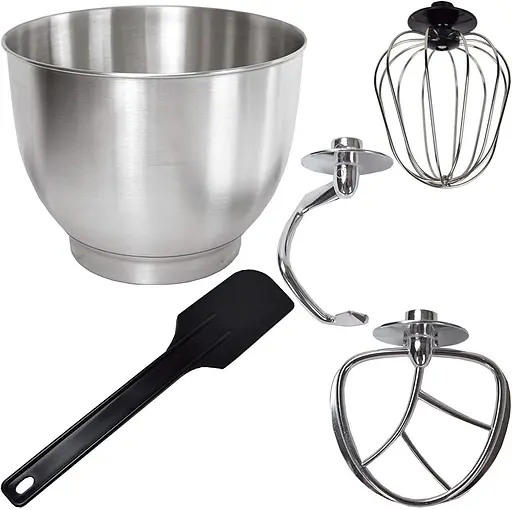 Кухонный комбайн тестомес Royalty Line RL-PKM-2100.7 Black - фото 2