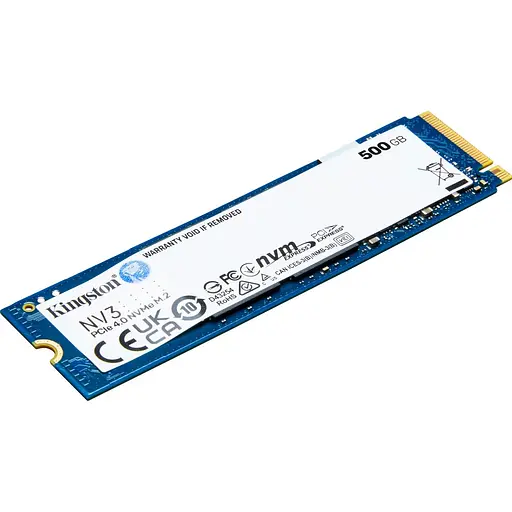 SSD накопитель Kingston NV3 500GB M.2 2280 PCIe Gen 4.0 x4 (SNV3S/500G) [122162] - фото 2