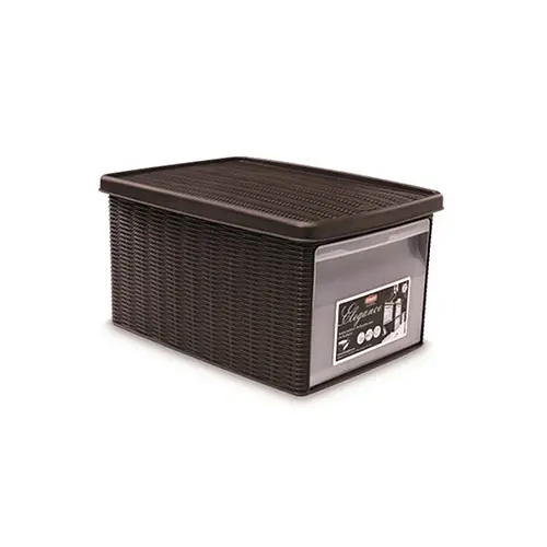 Контейнер для зберігання з кришкою і фронтальними дверцятами Stefanplast Elegance М 15л (30003)