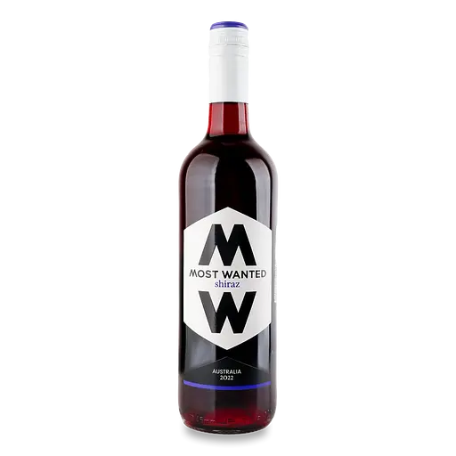 Вино Most Wanted Aussie Shiraz, червоне, сухе, 13%, 0,75 л (775814)