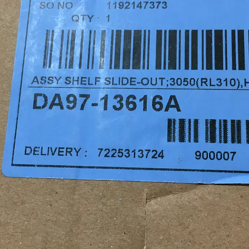 Стеклянная полка Easy Slide на холодильник Samsung RB29, RB30, RB31, RB33, DA97-13616A 495x365x65 мм - фото 2