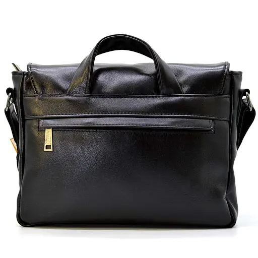 Кожаная мужская сумка через плечо TARWA 30.5х7х24 см sum0025895 - фото 3