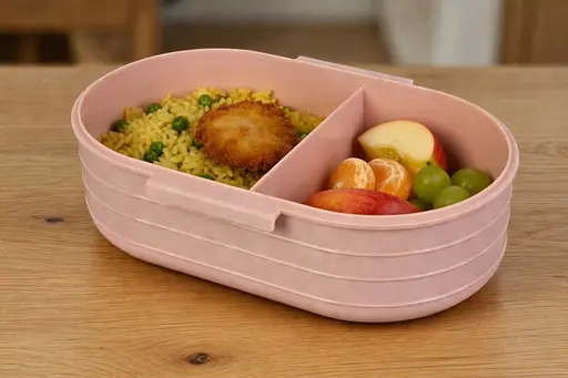 Ланч-бокс пластиковый на 2 секции Laprida розовый 1000 мл (64-21-236) - фото 4