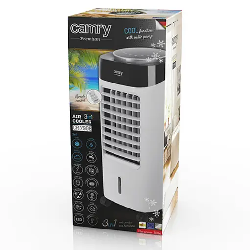 Охладитель увлажнитель  очиститель воздуха 3в1 с пультом 7л Camry CR 7908 - фото 9