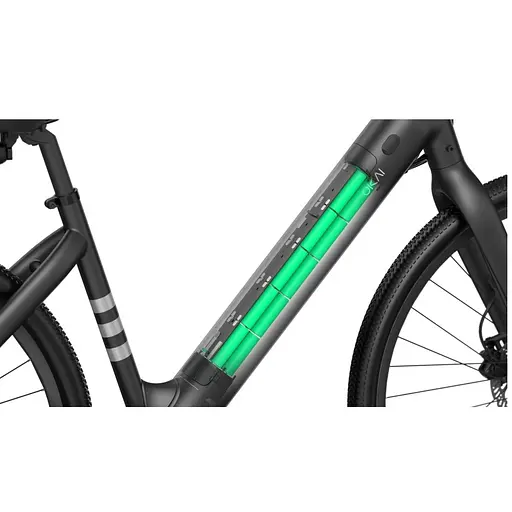 Электровелосипед OKAI EB60 Black 28', 350(550)W, 9,6Ah, 61.2km,, 25kmh, NFC, App, 23kg - фото 3