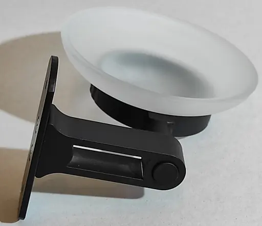 Мыльница настенная New Mezer черная SM13-0013 - фото 4