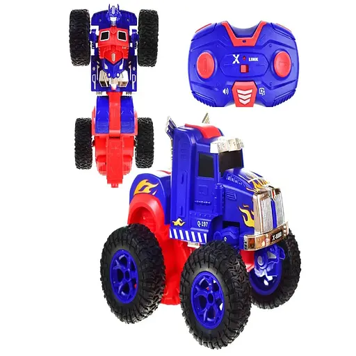 Машина-перевертыш на радиоуправлении, аккумулятор 1:20, USB-зарядка, 34.8x19x21.2 см, KS-20Y - фото 3