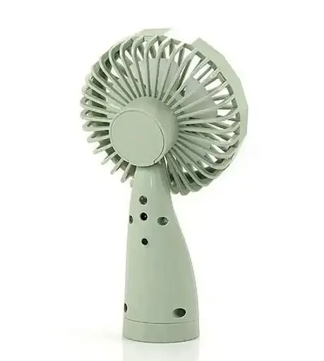 Ручной портативный вентилятор Mini Fan 6601 на аккумуляторе с ручкой мини вентилятор - фото 3