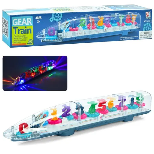 Детский поезд Gear Train для изучения цифр (YJ388-63)