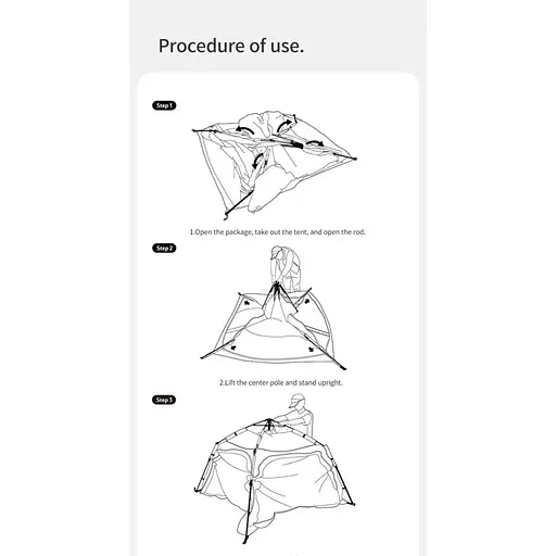 Намет Naturehike Ango CNK2550WS010 S тримісний автоматичний із тентом коричневий - фото 2