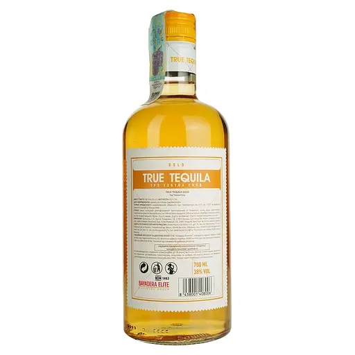 Текіла True Tequila Gold, new, 38%, 0,7 л - фото 4