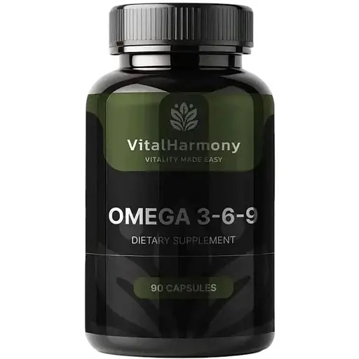 Жирные кислоты VitalHarmony Omega 3-6-9, 90 капсул