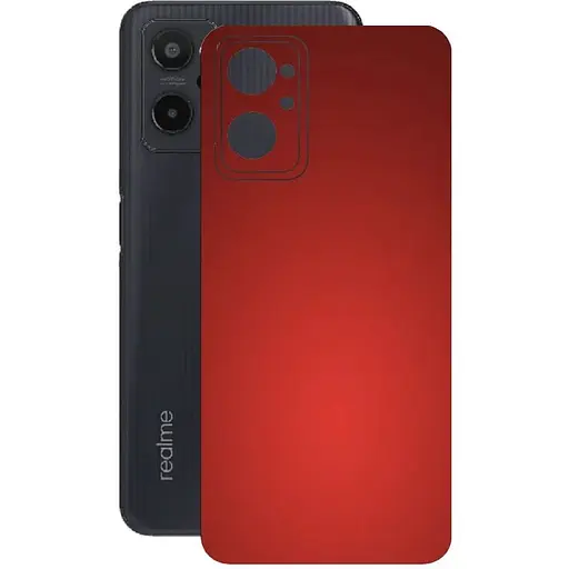 Захисна плівка StatusSKIN для Realme 9i Корпус Вініл червона, матова - фото 1