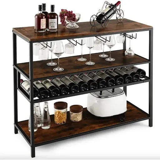 Стіл для кухні Costway Alfred фуршетний в стилі Loft - фото 5