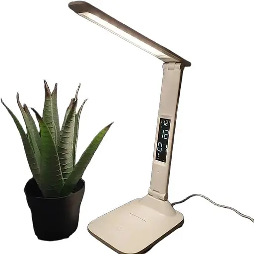 Настільна лампа з дисплеєм від USB