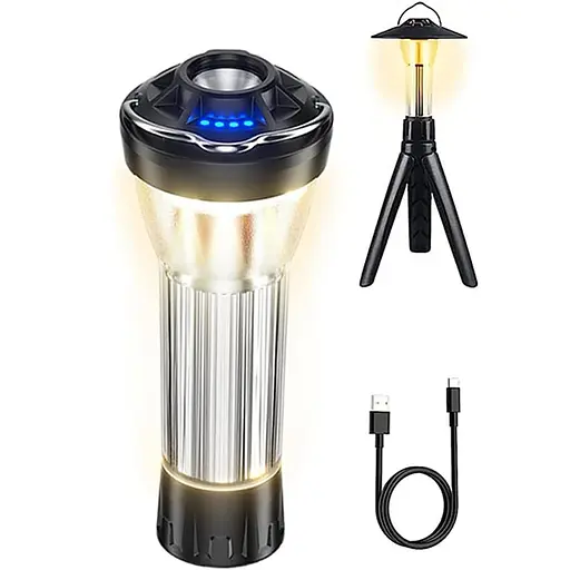 Кемпінговий ліхтар акумуляторний HW-777 Black - фото 2