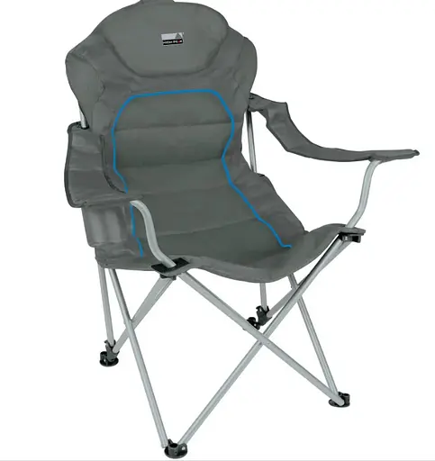 Стул раскладной High Peak Alicante Dark Grey/Blue (44117) 929561 - фото 1