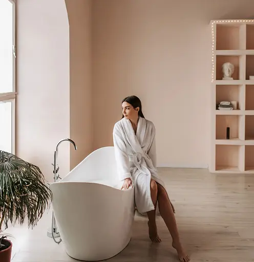 Ванна акриловая отдельностоящая Rea Ferrano 180x80 whte REA-W0098 Белый - фото 4