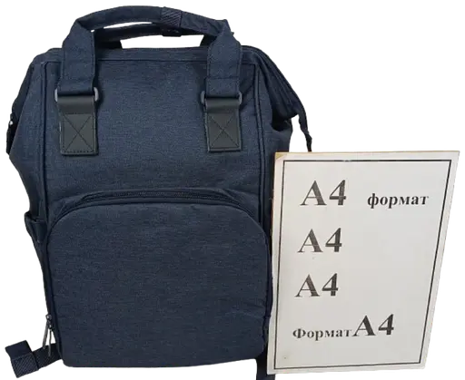 Женский рюкзак для мам синий LS sum0028858 - фото 7