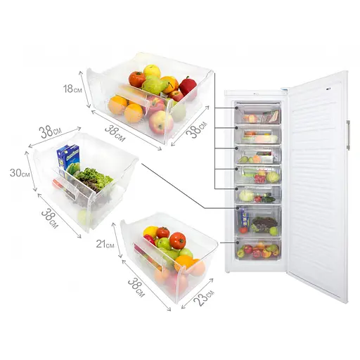 Морозильна камера Prime Technics FS 1711 M - фото 4