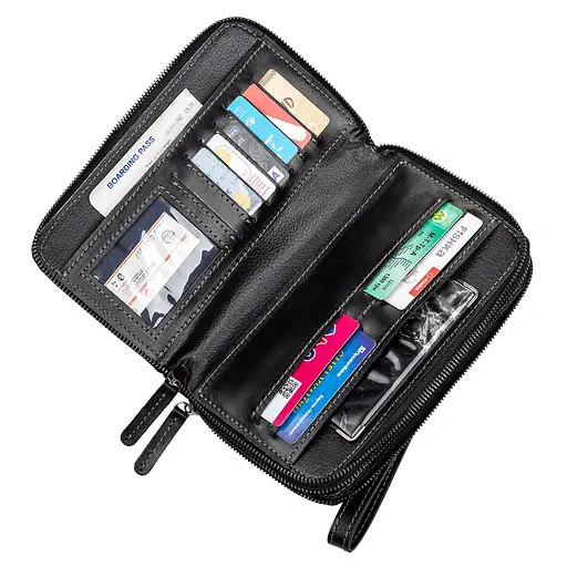 Чоловічий шкіряний клатч SHVIGEL 22х14х4 см sum0012757 - фото 3