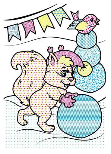 Водні розмальовки. Корова у зимовій казці 9789669479907 - фото 3