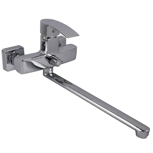 Змішувач для ванни DOMINO RONDO DND-208 сантехніка з лійкою та шлангом для комфортного душу