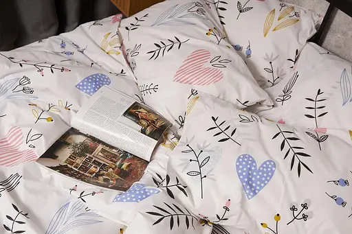 Комплект постільної білизни Moon&Star Бязь Gold Люкс Painting сімейний 160х220х2 наволочки 2х40х60 - фото 7