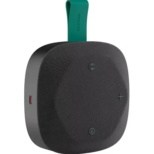 Портативна акустика Canyon HEXAGON 10 TWS 8W IPX5 Black Green (CNE-CBTSP10BG) - фото 4
