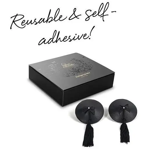 Пестис Bijoux Indiscrets Burlesque pasties Original Black - фото 5