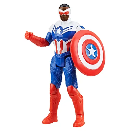 Игрушка-фигурка Hasbro Marvel Avengers Captain America с аксессуаром (F9325_F9334)