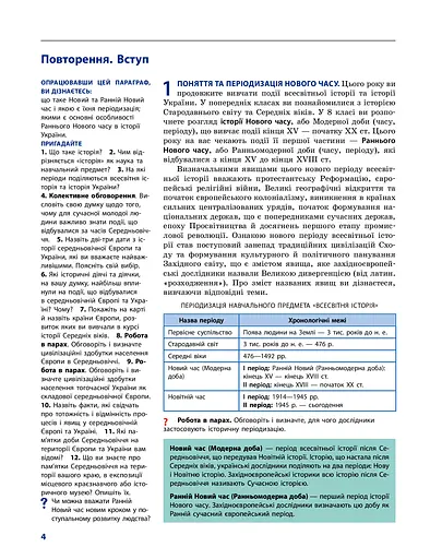 Всесвітня історія. 8 клас. Підручник (поглиблений рівень) - фото 4