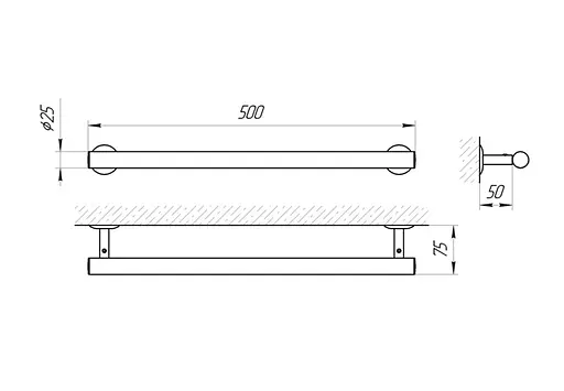 Тримач для рушника Laris Класік 71401037 - фото 4