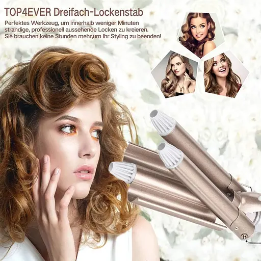 Щипці для завивки волосся TOP4EVER 22m - фото 4