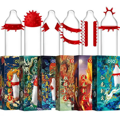 Презервативы стимулирующие с усиками OLO Immortal Deer с силиконовой смазкой 18 см 2 шт. - фото 3