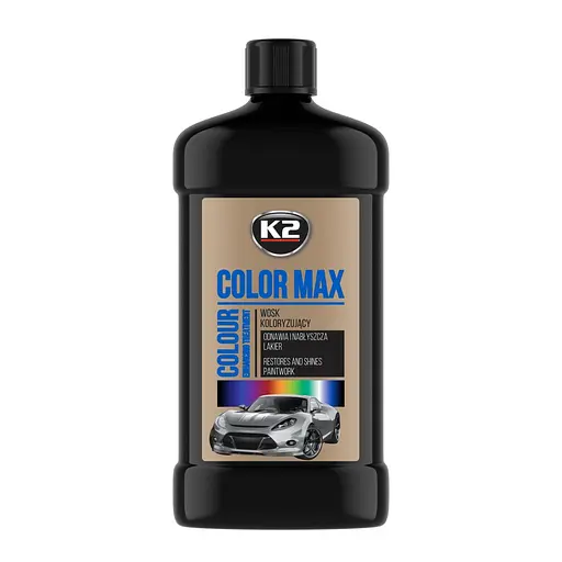 Полироль восковой для кузова K2 Color Max черный 500 мл