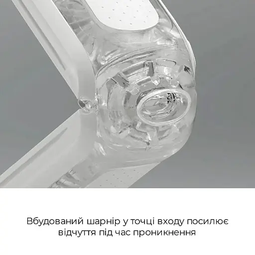Мастурбатор Tenga Flip Zero White, изменяемая интенсивность стимуляции, раскладной - фото 5