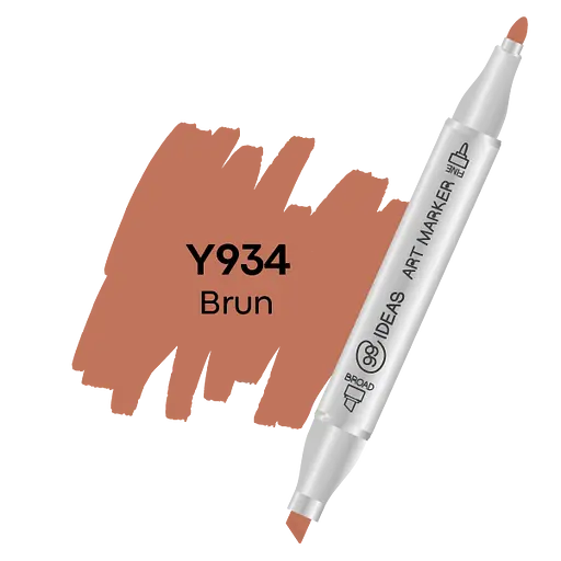 Маркер двухсторонний Brun, Y934, 99IDEAS
