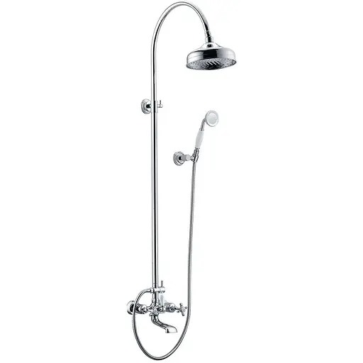 Душова система Imprese Cuthna T-10280 stribro, Хром - фото 1