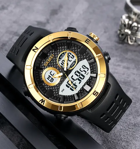 Наручные часы мужские 2014GDWT Gold-White Skmei acs0030393 - фото 4