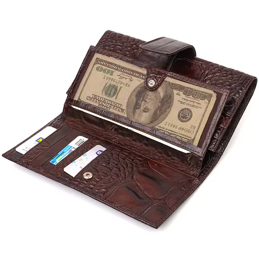 Кожаный кошелек Canpellini 10.5х18.7х2.5 см acs0025653 - фото 5