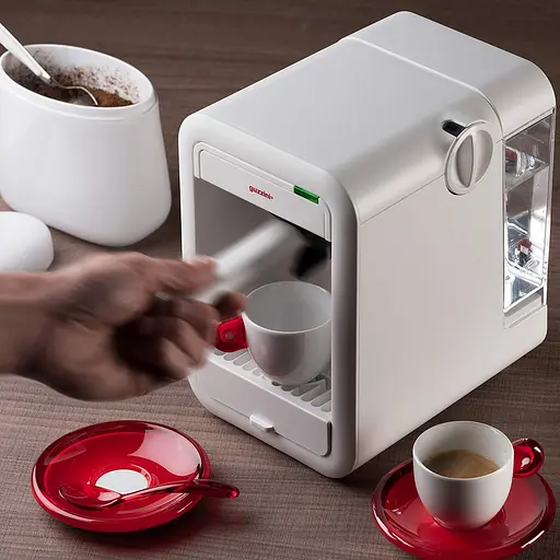 Кавоварка ріжкова Guzzini еспресо біла - фото 5