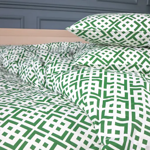 Наволочка Mirson бязь Abstract Green 50х70 см (2200013166061) - фото 3