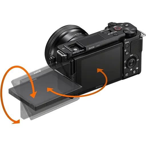 Бездзеркальний фотоапарат Sony ZV-E10 Body Black (ILCZVE10B.CEC) UA [115275] - фото 10