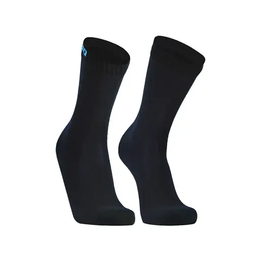 Носки DexShell Ultra Thin Crew BLK водонепроницаемые M черные - фото 1