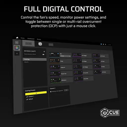 Блок живлення Corsair HX1000i 1000W 80+ Platinum (CP-9020265-EU) - фото 3