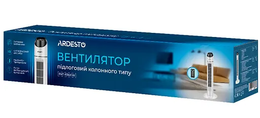 Вентилятор напольного колонного типа FNT-R36X1W 90 см ARDESTO - фото 2