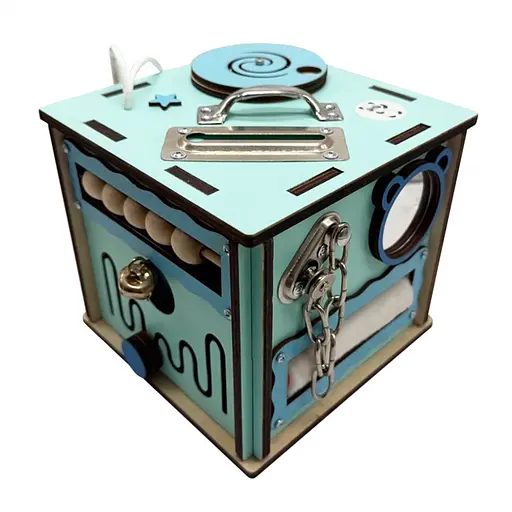 Развивающая игрушка Бизикуб Temple Group TG270996, 15х15х15 см - фото 1